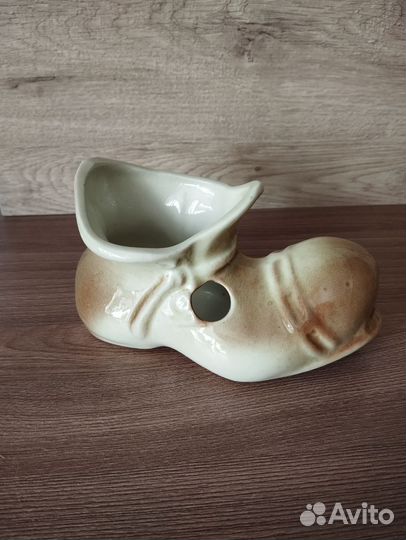 Пепельница СССР башмак керамика