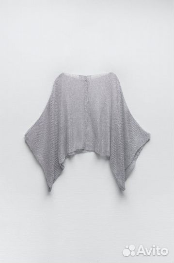 Трикотажная накидка из металлической сетки Zara