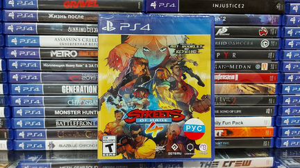 Streets of Rage 4 PS4 новые диски