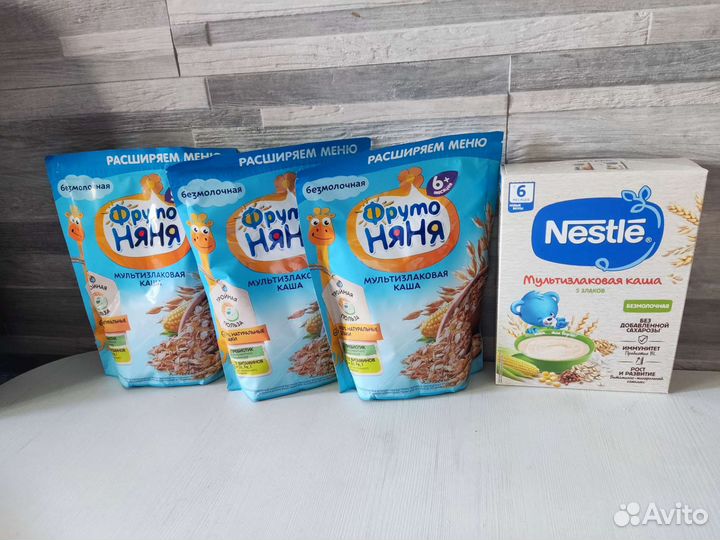 Детские каши безмолочные