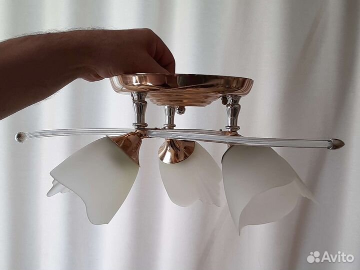 Люстра потолочная бу