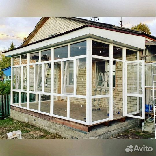 Пластиковые окна для веранды любой размер