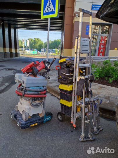 Электромонтаж штробление стен перенос розеток