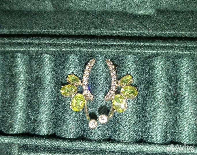 Серьги серебро