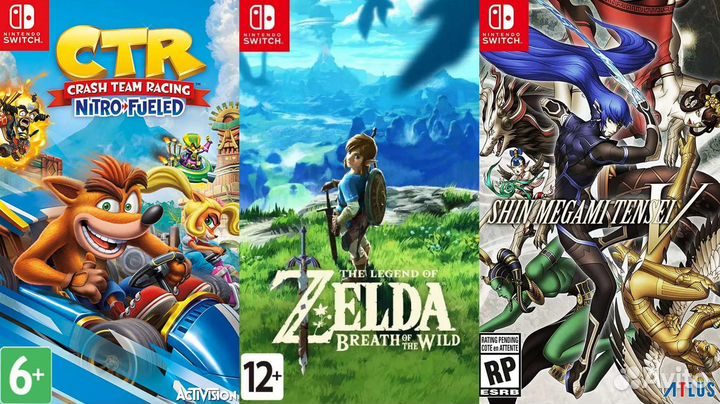 Игры для Nintendo Switch катриджи