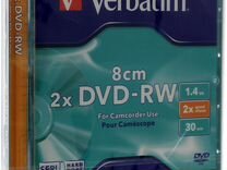 Диск Mini DVD-RW Verbatim 2-x Jewel Case 43514