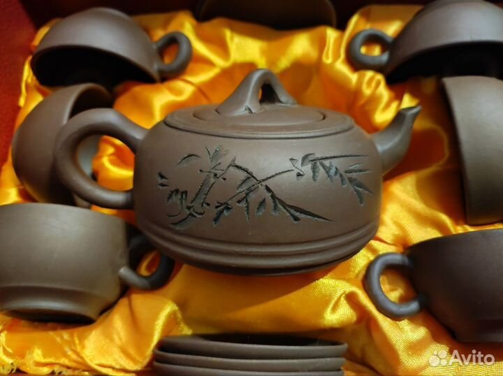 Китайский чайный сервиз, барабаны традиционные