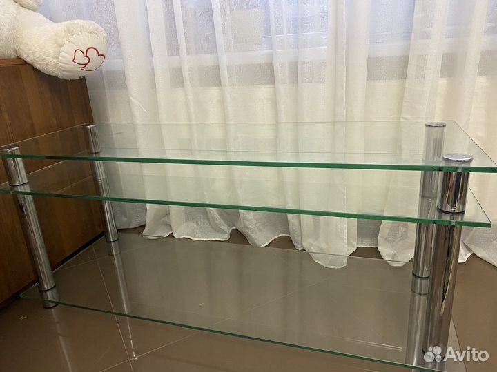 Стеклянная тумба