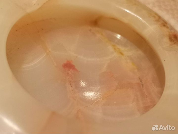 Пепельница из натурального камня оникс