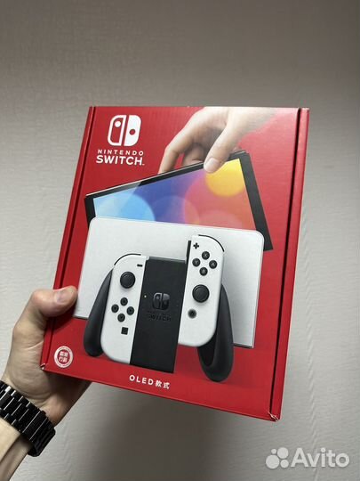 Консоль Nintendo Switch Oled белая (новая)