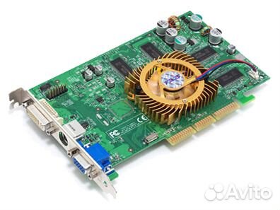 Видеокарта - 128Mb, asus, V9520TD, GeForce FX5200