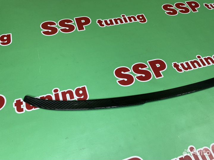 Спойлер для BMW X6 G06 M стиль, сухой карбон