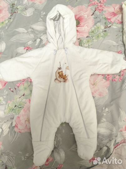 Комбинезон утепленный с капюшоном