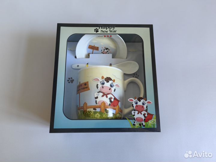 Набор детской посуды новый