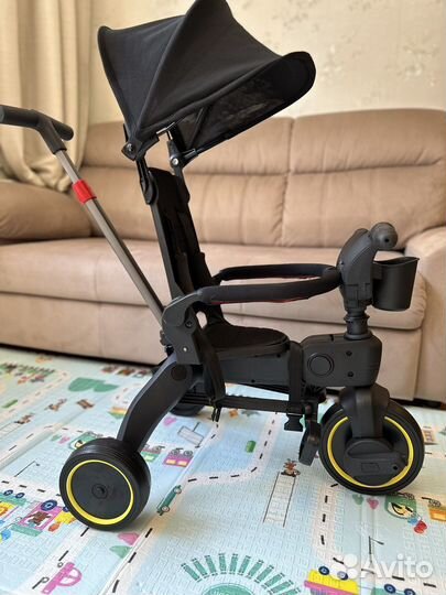 Детский трехколесный велосипед складной