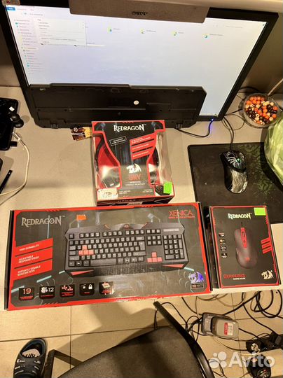 Комплект подарочный для компьютера Red Dragon