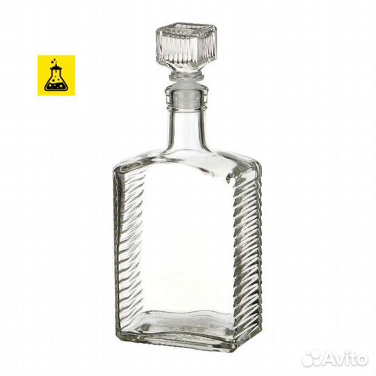 Графин 0,5 л ступени (с пробкой)