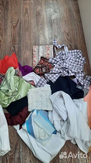 Обрезки, лоскуты и остатки тканей