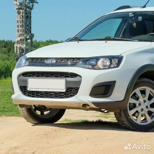 Бампер передний в цвет Лада Калина 2 Кросс