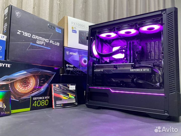 Игровой компьютер MSI RTX4080/I7 13700K/32GB