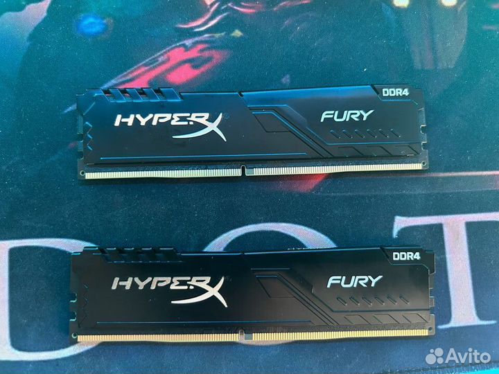 Озу - hyperx DDR4 8GB