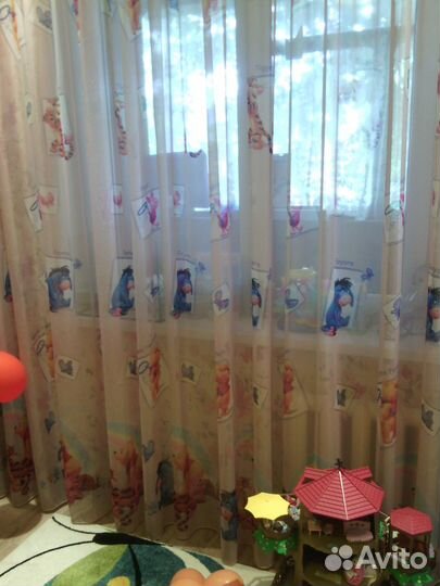 Штора в детскую Винни Пух