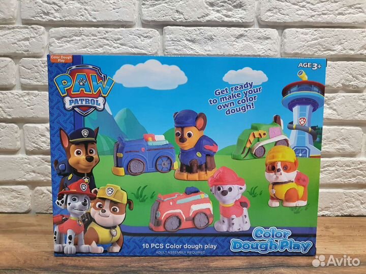 Щенячий патруль пластилин