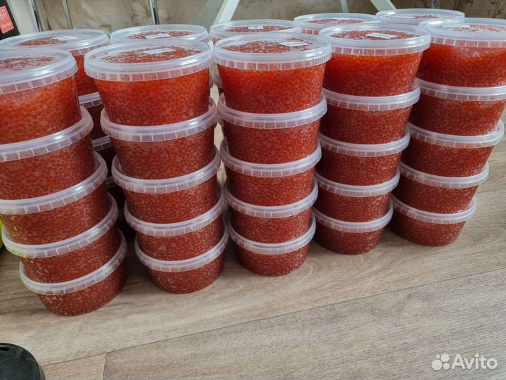 Красная икра горбуши