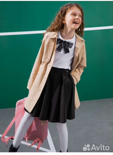 Пальто для девочки демисезонная 158