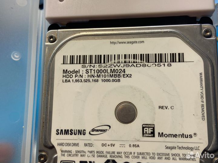 Жесткий диск HDD 1Tb