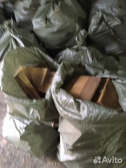 Дрова березовые сухие в мешках