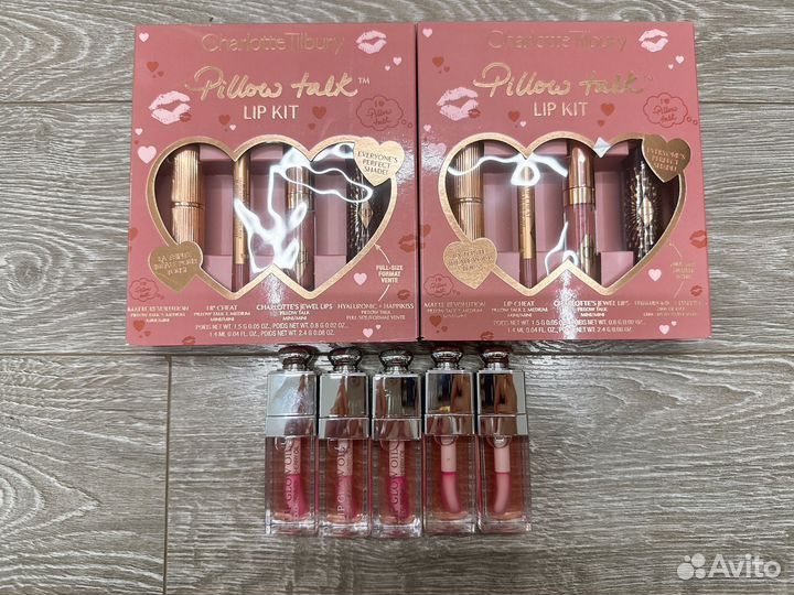 Масло для губ dior и charlotte tilbury