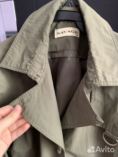 Тренч женский цвета хаки