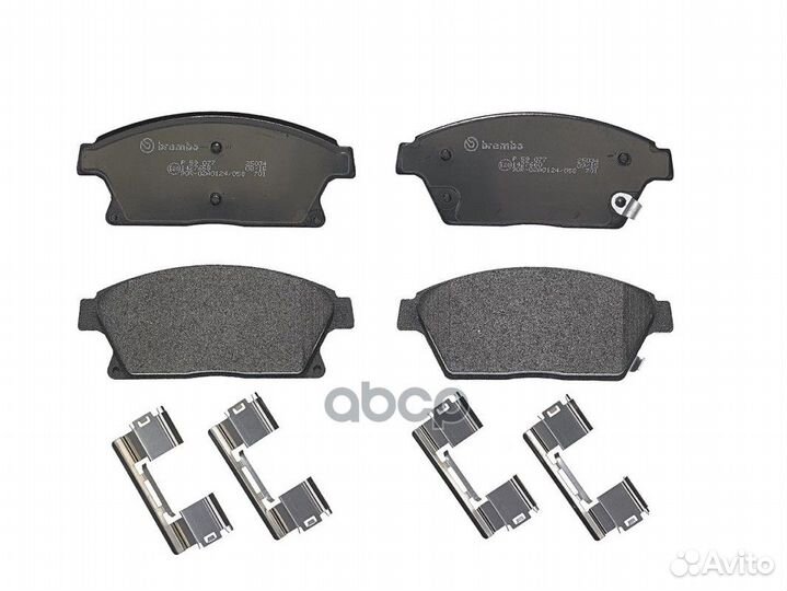 Колодки торм.пер. P59077 Brembo