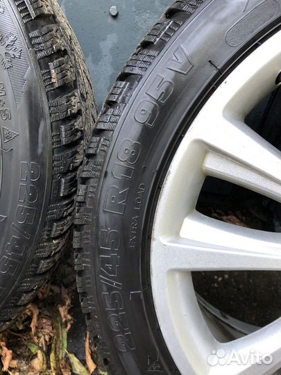 Колеса в сборе оригинальные zenith r18 225/45/18