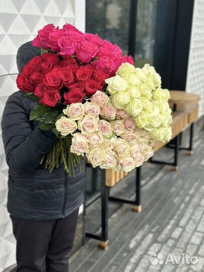 Эквадорская роза 60 см