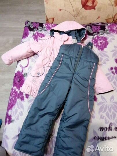 Костюм зимний на девочку 5-6 лет