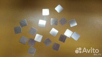 Медные термопрокладки 20х20 1.0 мм, 1.2 мм