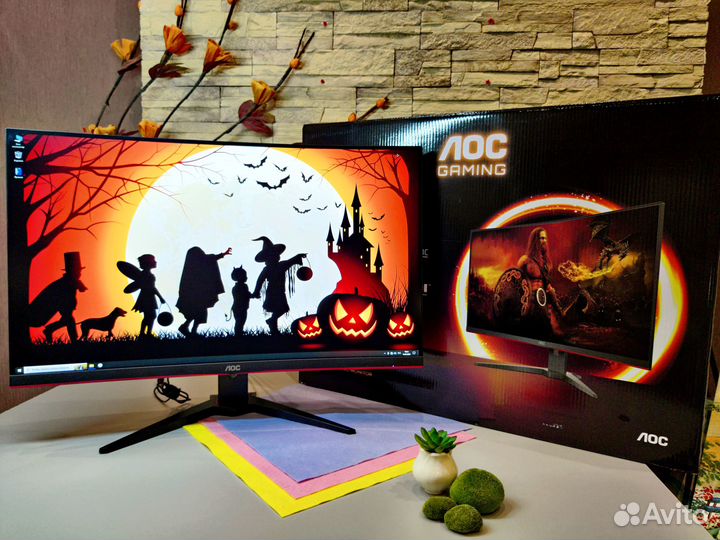 Игровой монитор AOC CQ32G2SE / 2k / 165 Гц / 32