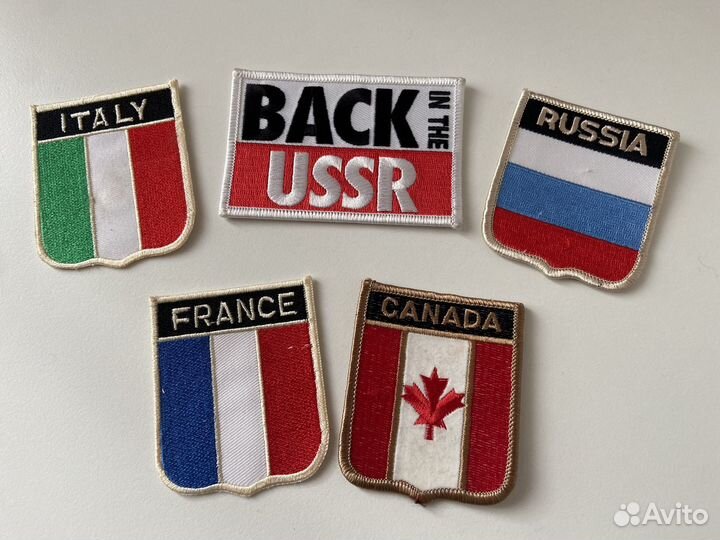 Нашивки флаги стран back in the ussr