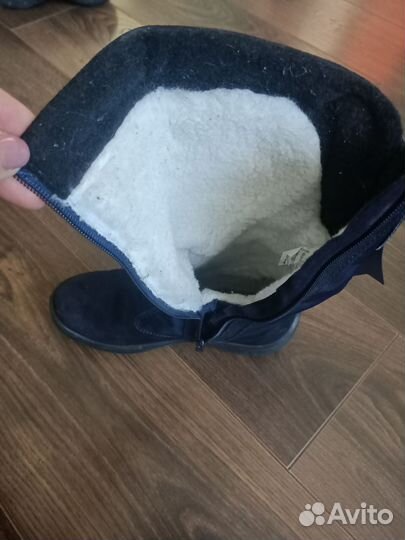 Сапоги зимние для девочки 35