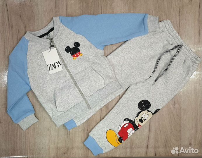 Костюм на флисе Zara Mickey 98, 110, 116 новые