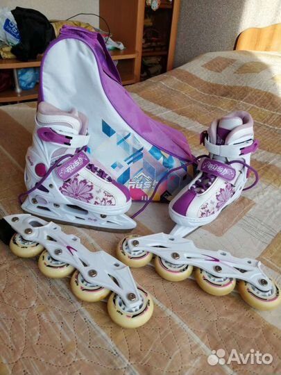 Коньки раздвижные