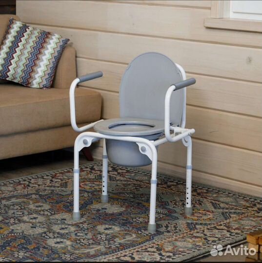 Санитарный стул откидные ручки Доставка бесплатно