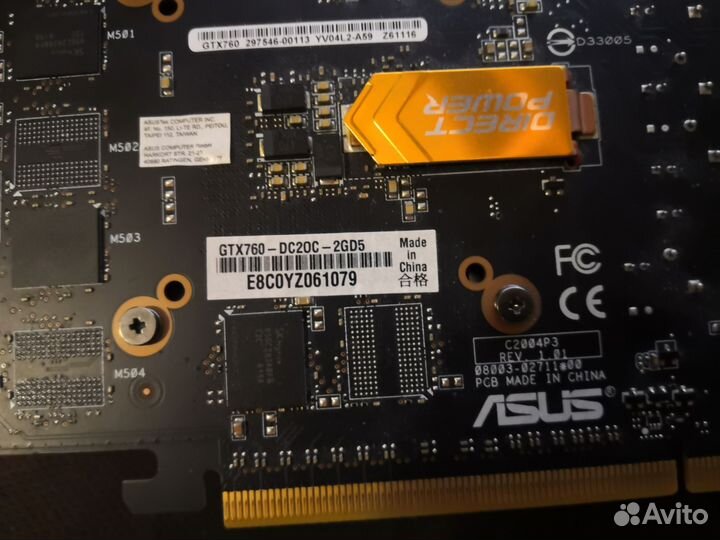 Видеокарта GTX 760 2gb gddr5 256bit