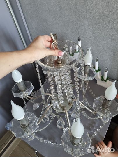 Люстра хрустальная