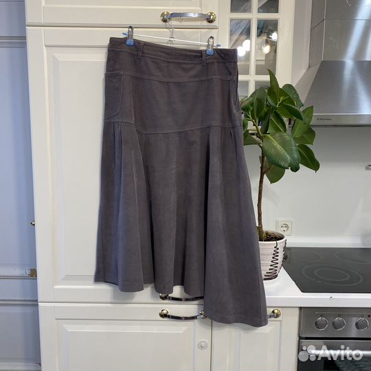 Вельветовая юбка 46