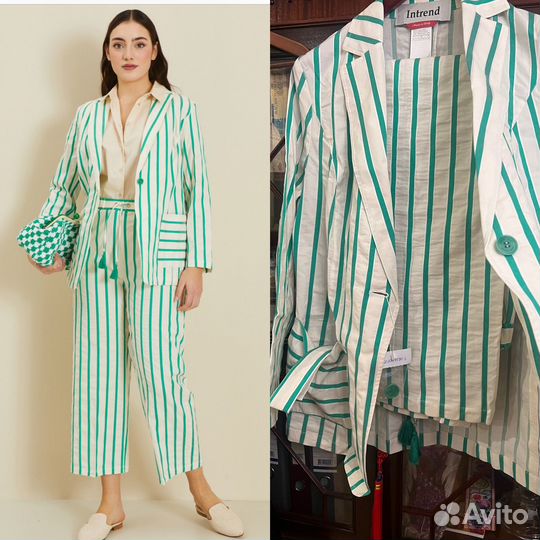 Marina rinaldi костюм 21/23 хлопок новый