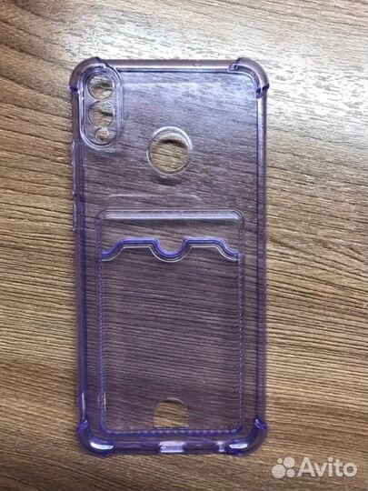 Чехол на Honor 8x с карманом для карты