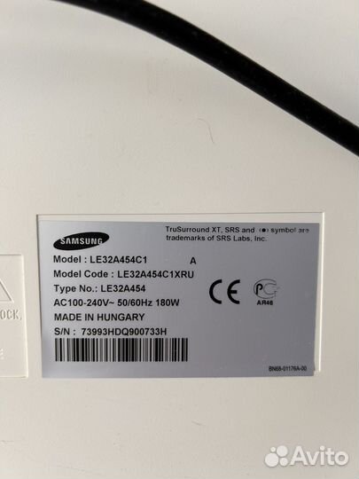 Телевизор Samsung LE32A454C1